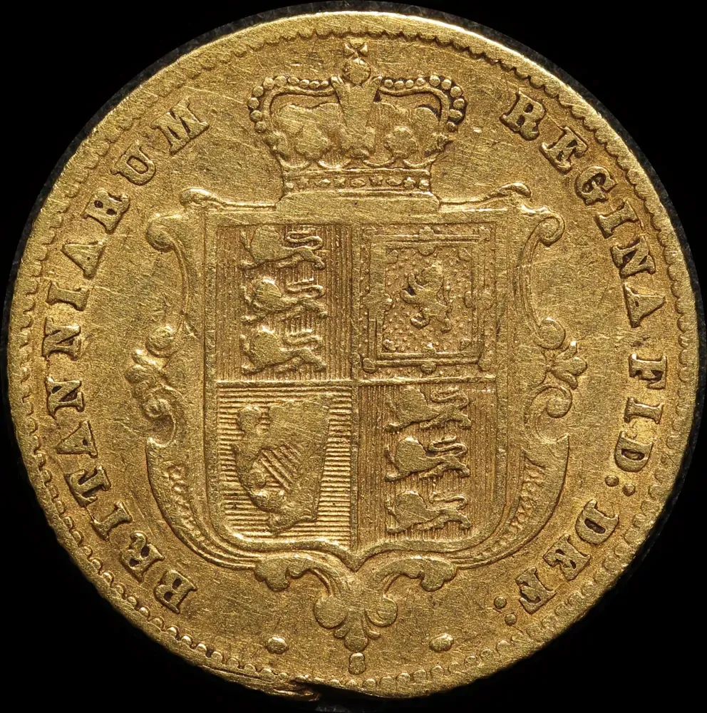 1871 Sydney Young Head Half Sovereign Very Fine