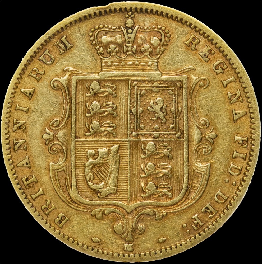 1873 Melbourne Young Head Half Sovereign good Fine