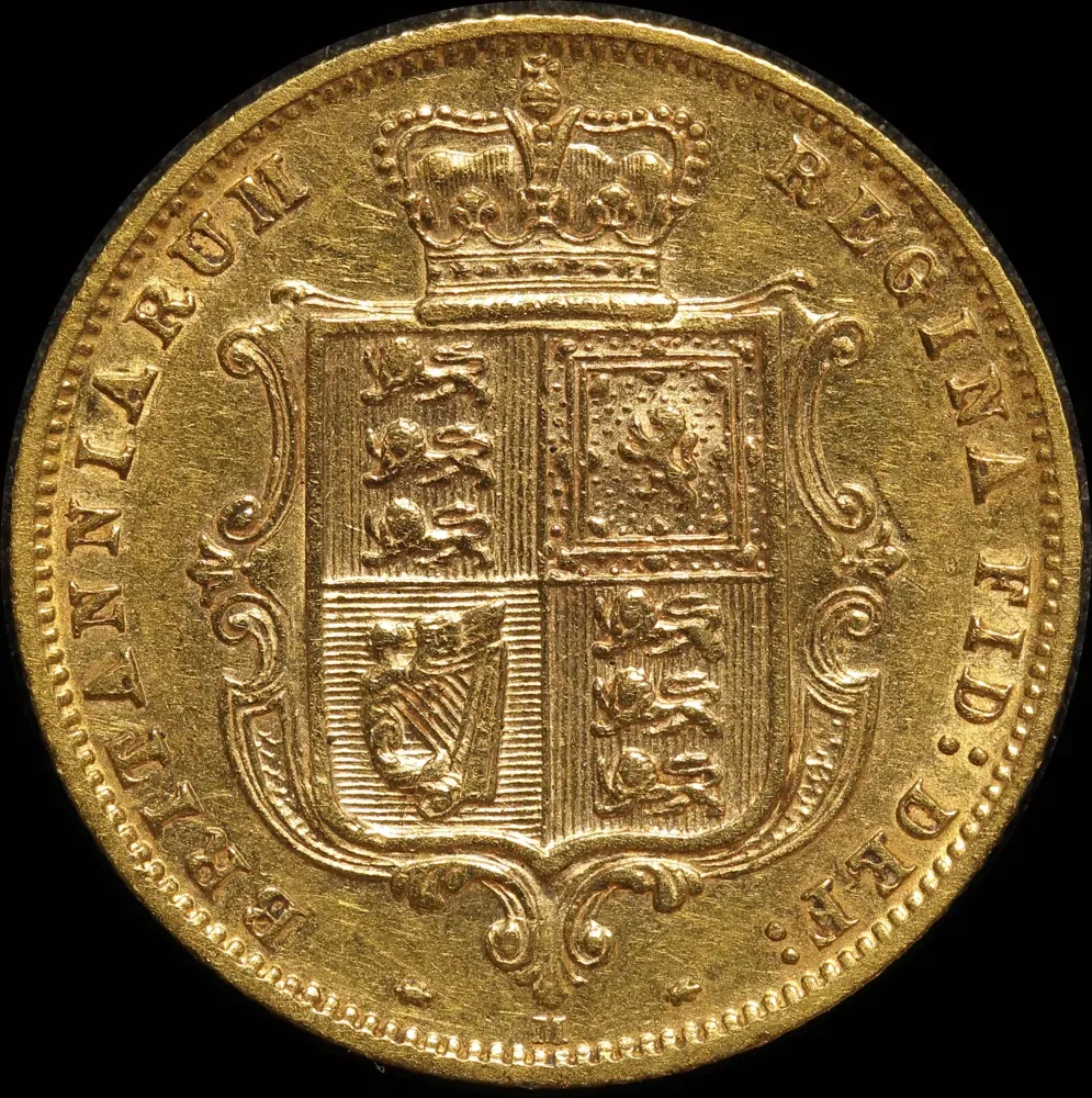 1877 Melbourne Young Head Half Sovereign Very Fine