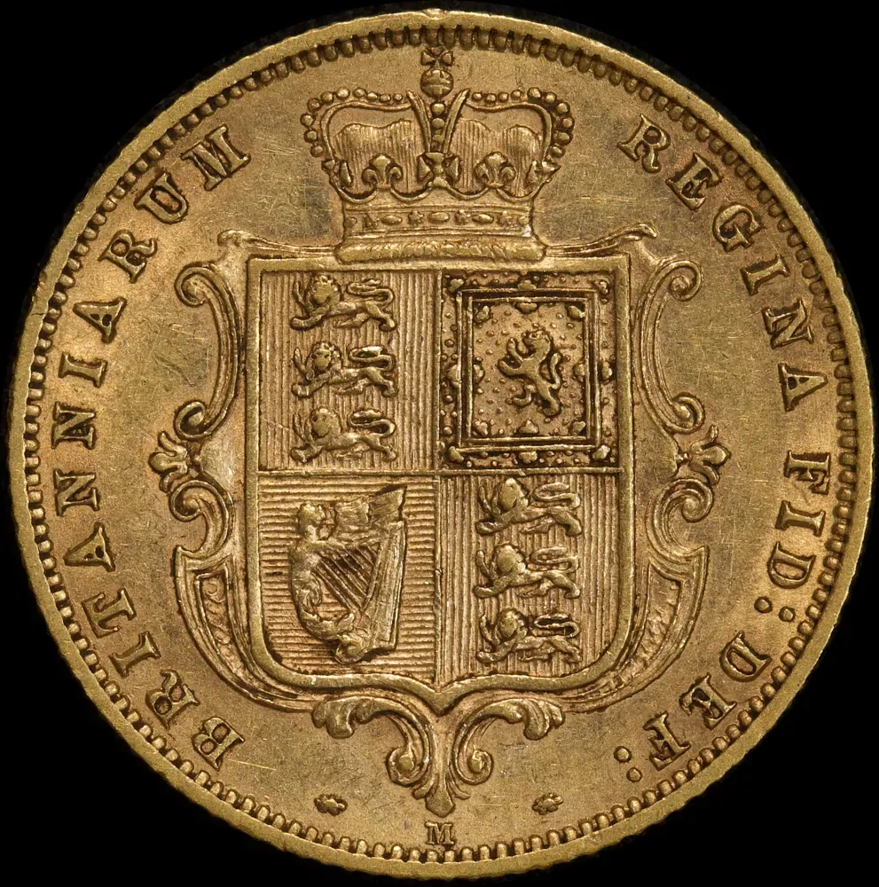 1877 Melbourne Young Head Half Sovereign Extremely Fine