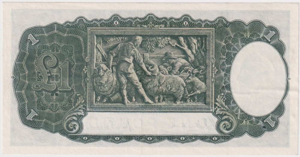 1938 One Pound Sheehan/McFarlane R29 Extremely Fine