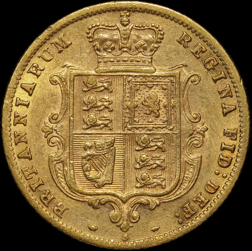 1879 Sydney Young Head Half Sovereign Extremely Fine