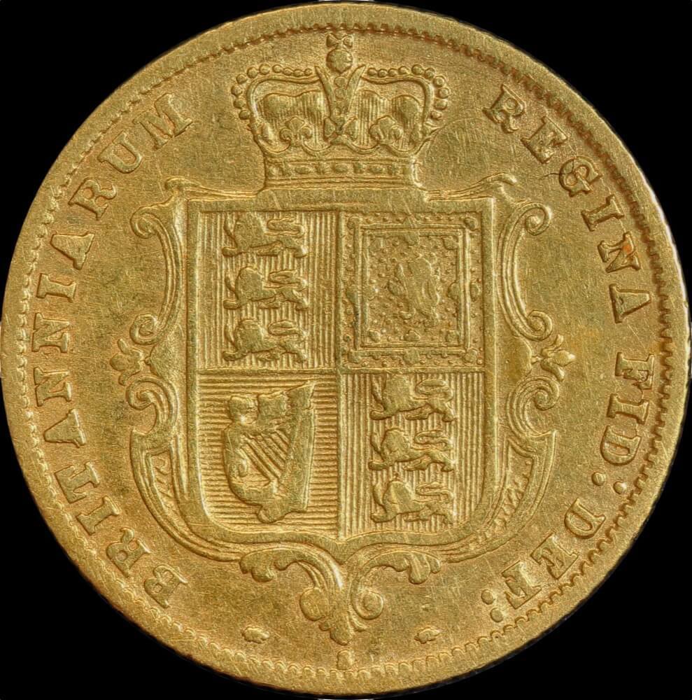 1879 Sydney Young Head Half Sovereign Fine