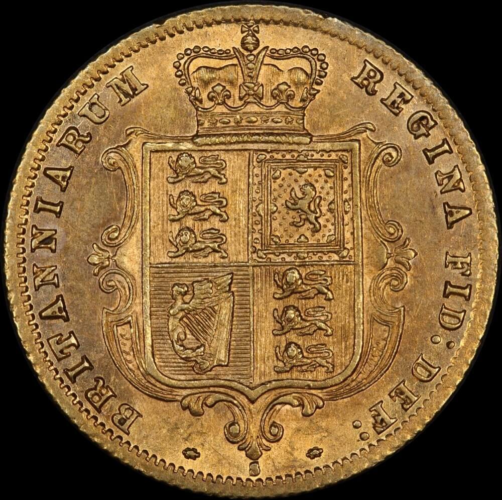 1880 Sydney Young Head Half Sovereign Type 5/3 good EF (PCGS AU55) Ex Quartermaster Collection