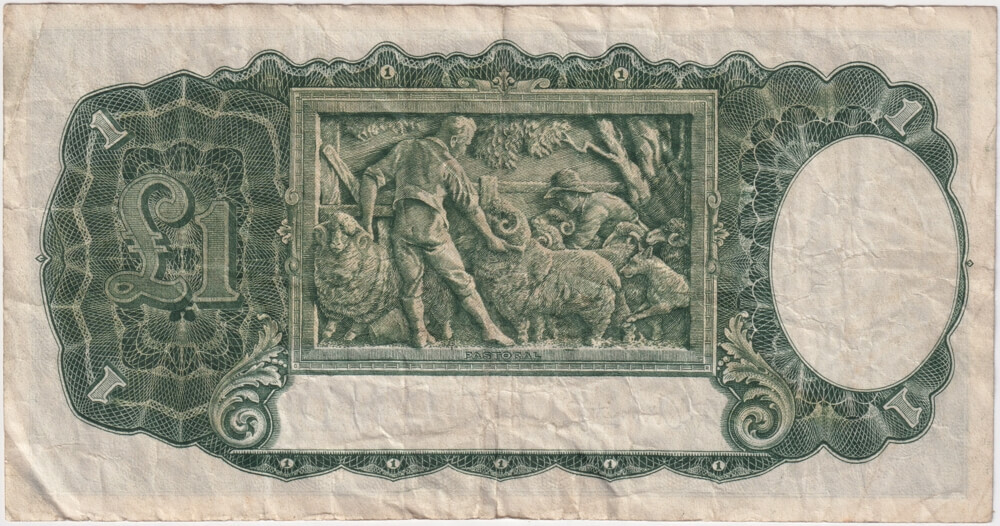 1942 One Pound Armitage/McFarlane R30A Fine