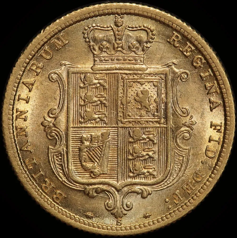 1883 Sydney Young Head Half Sovereign Extremely Fine