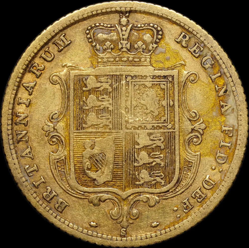 1883 Sydney Young Head Half Sovereign Fine
