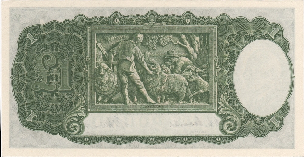 1942 One Pound Armitage/McFarlane R30A good EF