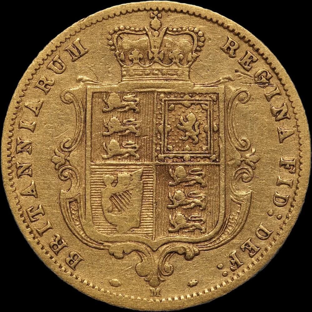 1884 Melbourne Young Head Half Sovereign Fine