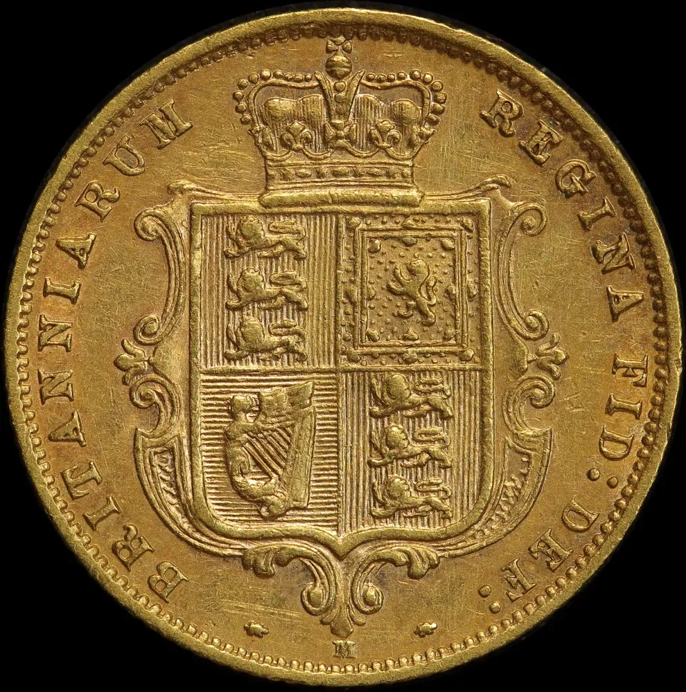 1884 Melbourne Young Head Half Sovereign Very Fine