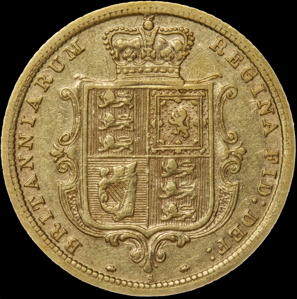 1886 Sydney Young Head Half Sovereign Fine