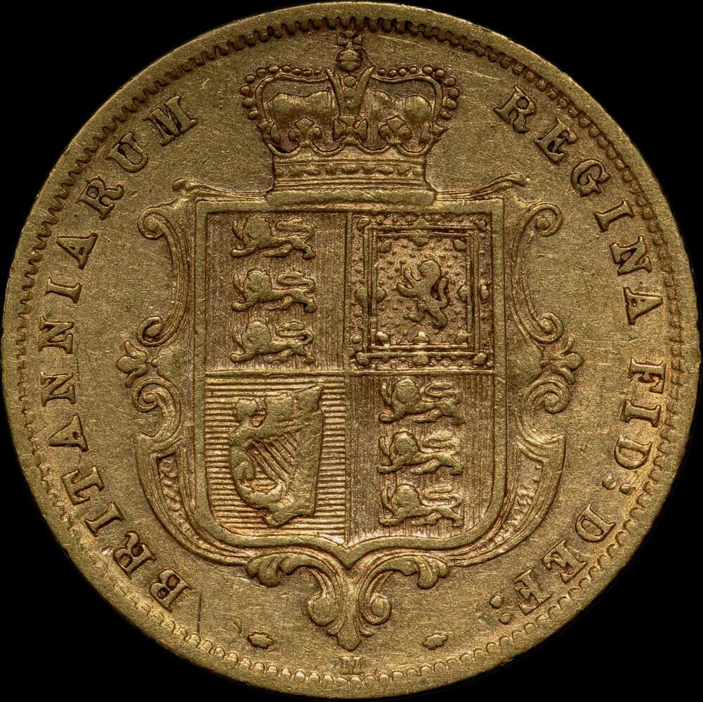 1886 Melbourne Young Head Half Sovereign good Fine