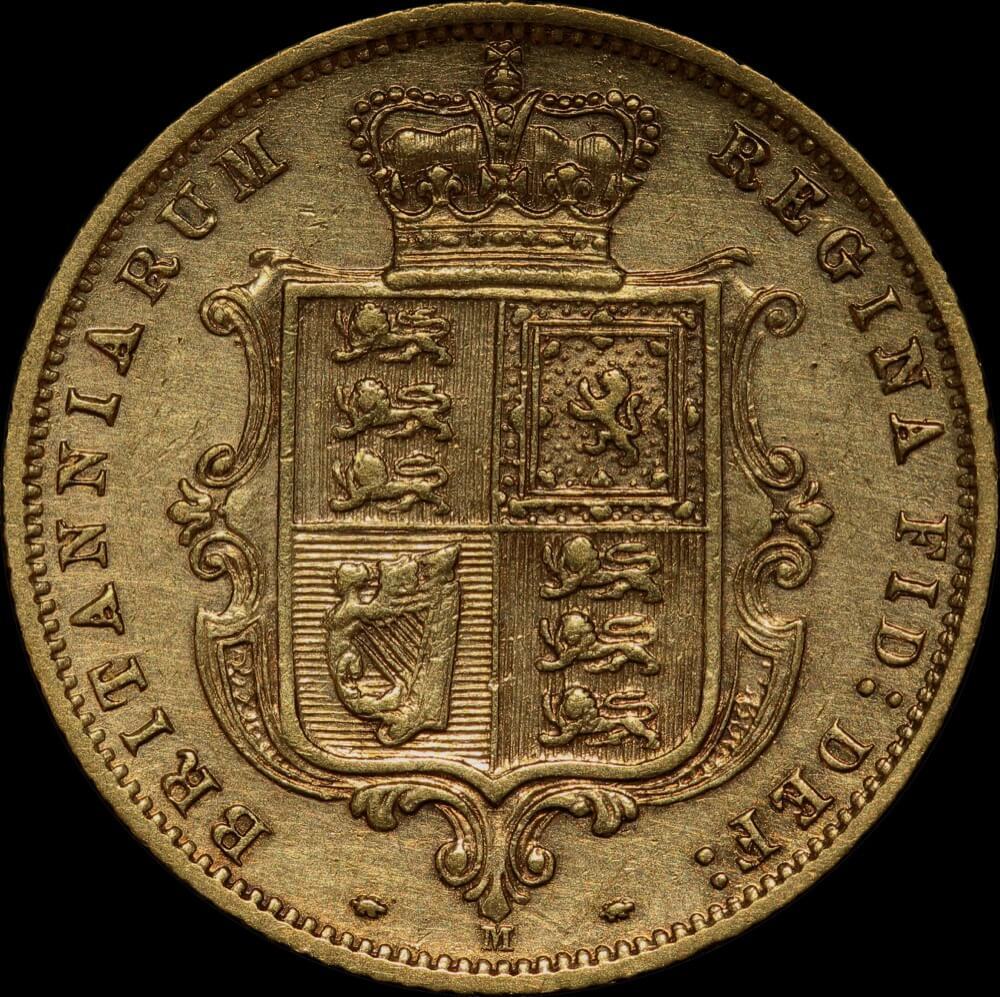 1886 Melbourne Young Head Half Sovereign Very Fine