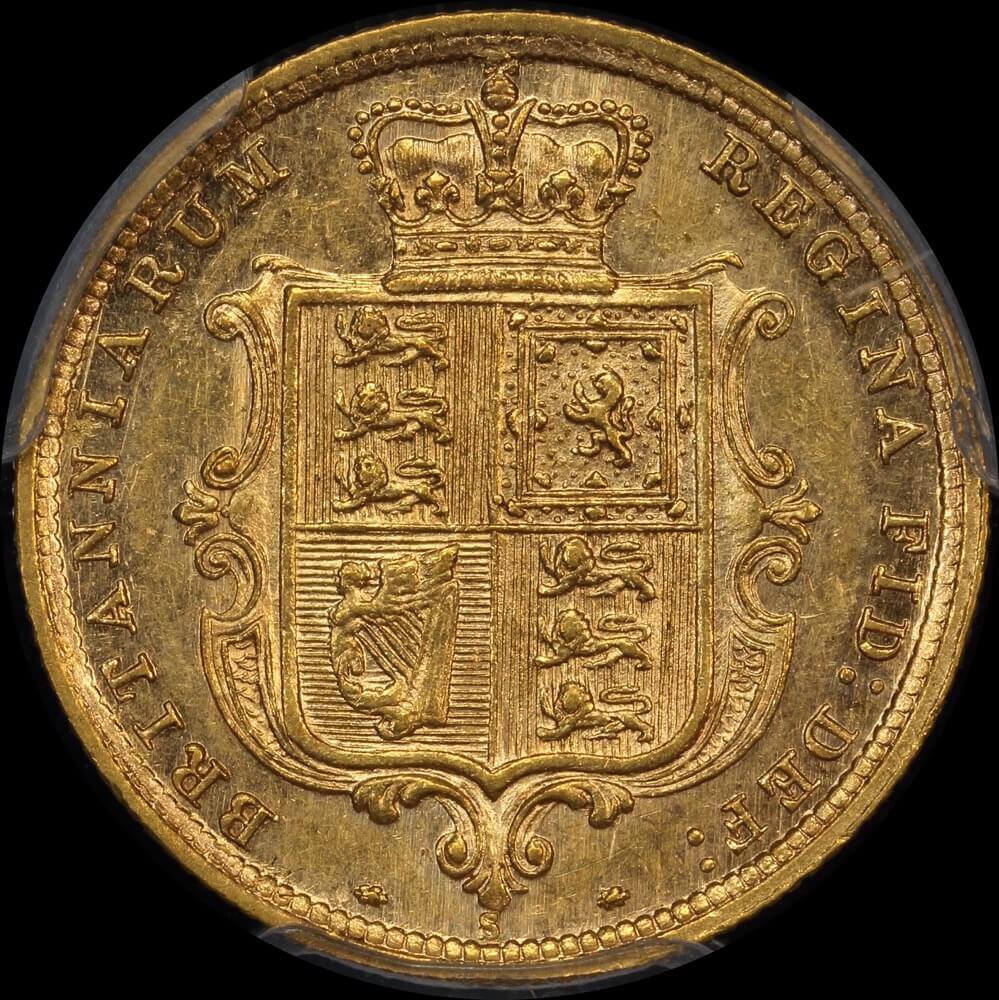 1887 Sydney Young Head Half Sovereign good EF (PCGS AU55)