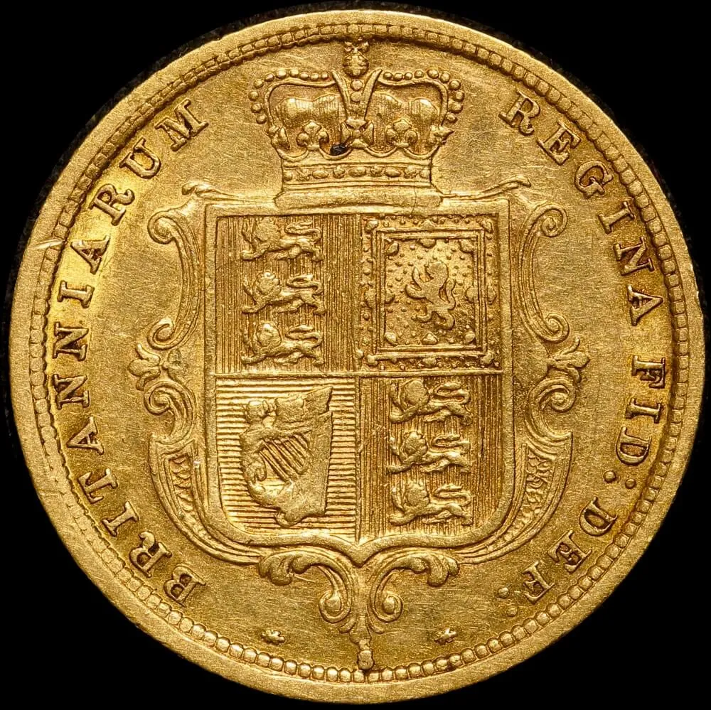 1887 Sydney Young Head Half Sovereign Very Fine