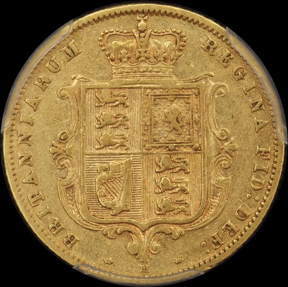 1887 Melbourne Young Head Half Sovereign good Fine (PCGS VF35)