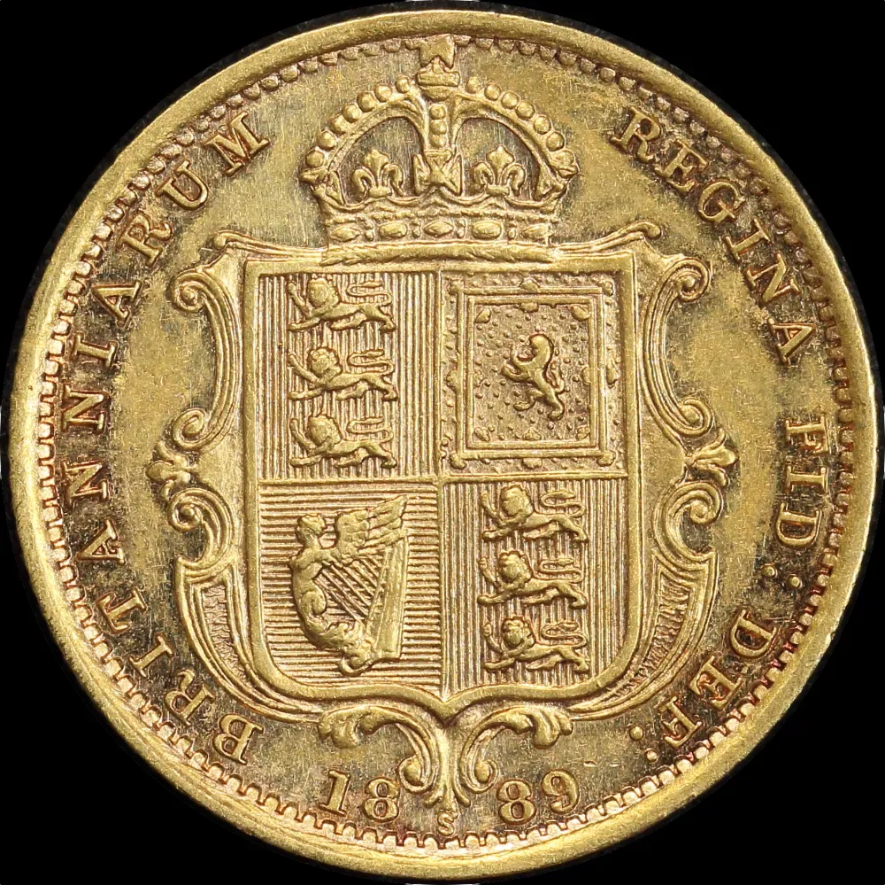 1889 Sydney Jubilee Head Half Sovereign Extremely Fine