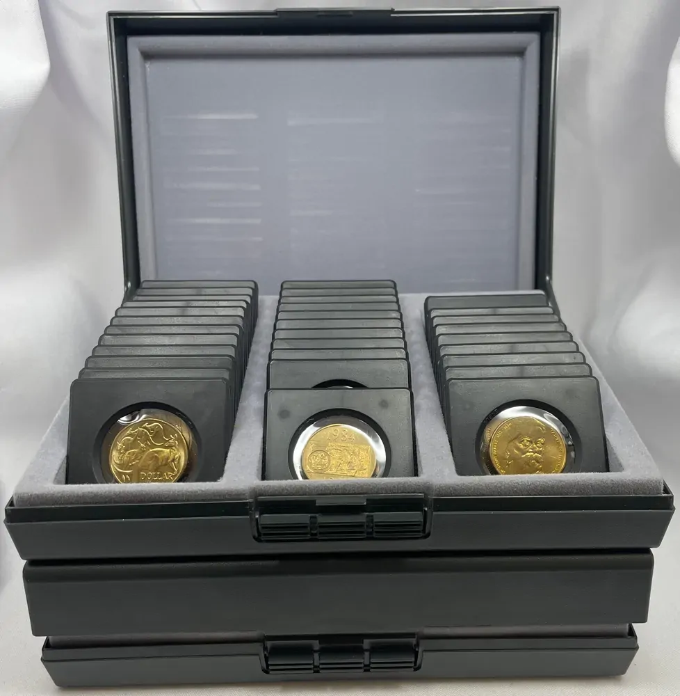 Australia 1984 ~ 2004 Set of 68 One Dollar Coins Uncirculated