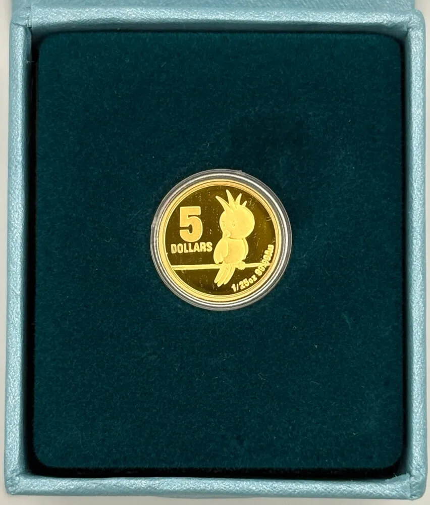 2010 Gold $5 Proof Little Dinkums Kato Cockatoo