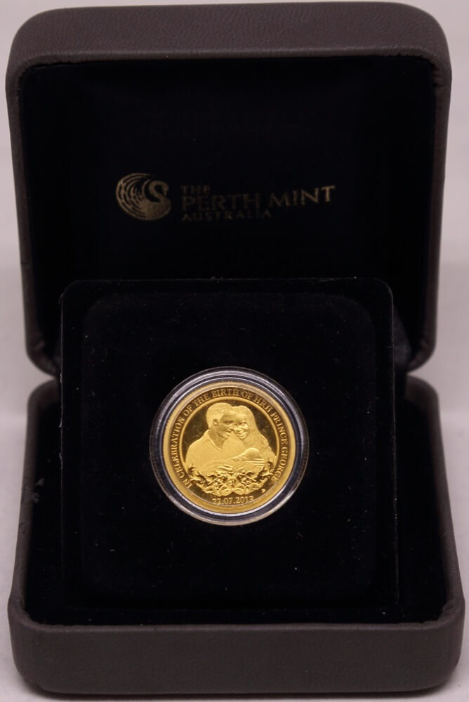 2013 Gold Quarter Ounce Proof Coin Birth of Prince George product image