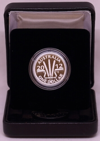 2012 Silver 1 Dollar Proof Coin Wheat Sheaf  product image