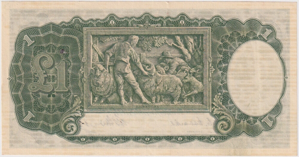 1949 One Pound Coombs/Watt R31 about VF product image