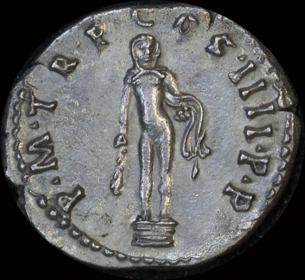 Ancient Rome (Imperial) 101-102 AD Trajan Silver Denarius Hercules BMC 86 EF