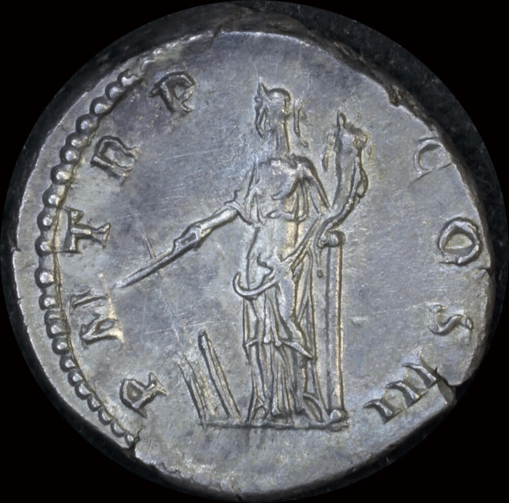 Ancient Rome (Imperial) 119-122 AD Hadrian Silver Denarius Fortuna BMC 171 about EF