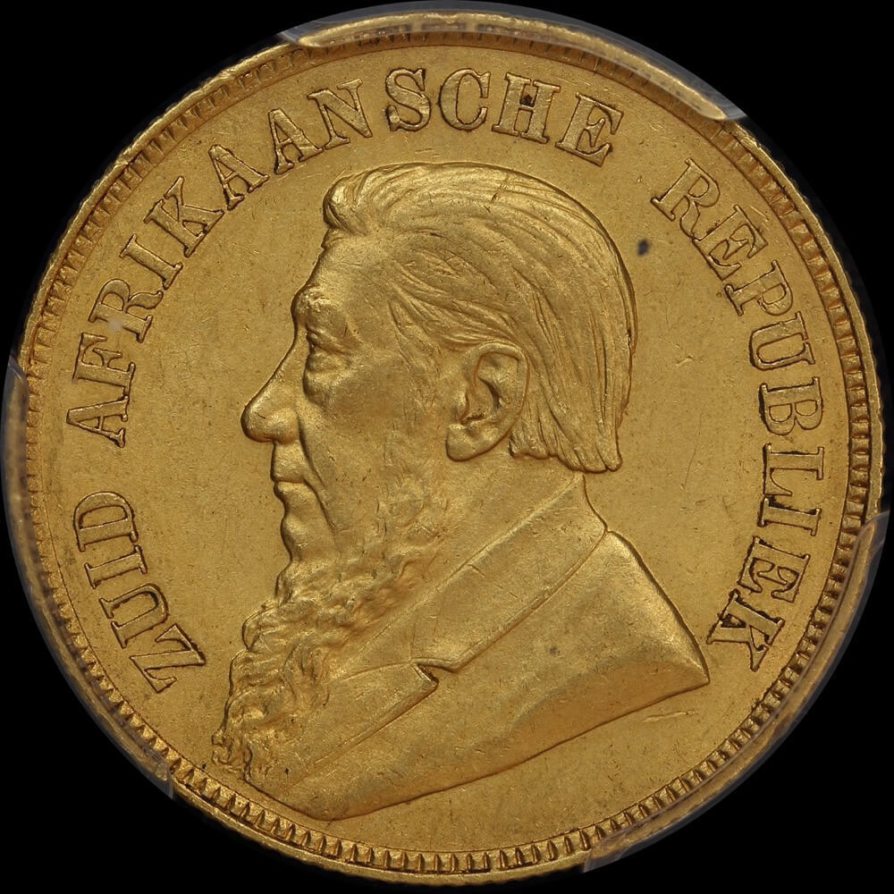 South Africa 1898 Gold Pond KM# 10.2 PCGS MS64 product image