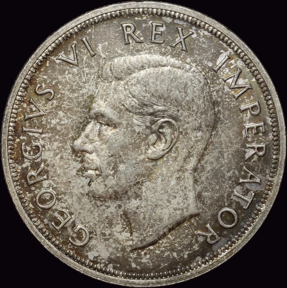 South Africa 1947 Silver 5 Shillings KM#31 PCGS MS64+ product image