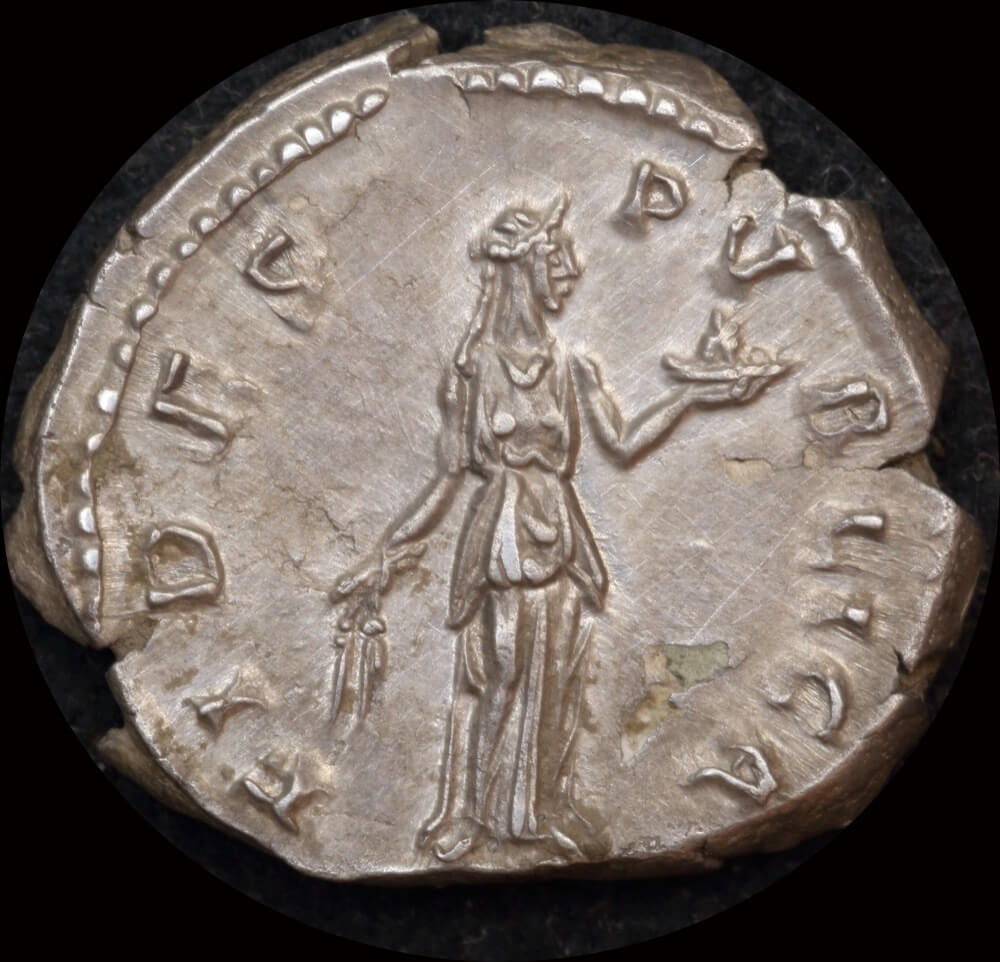 Ancient Rome (Imperial) 137 AD Hadrian Denarius Fides RIC 241A Extremely Fine