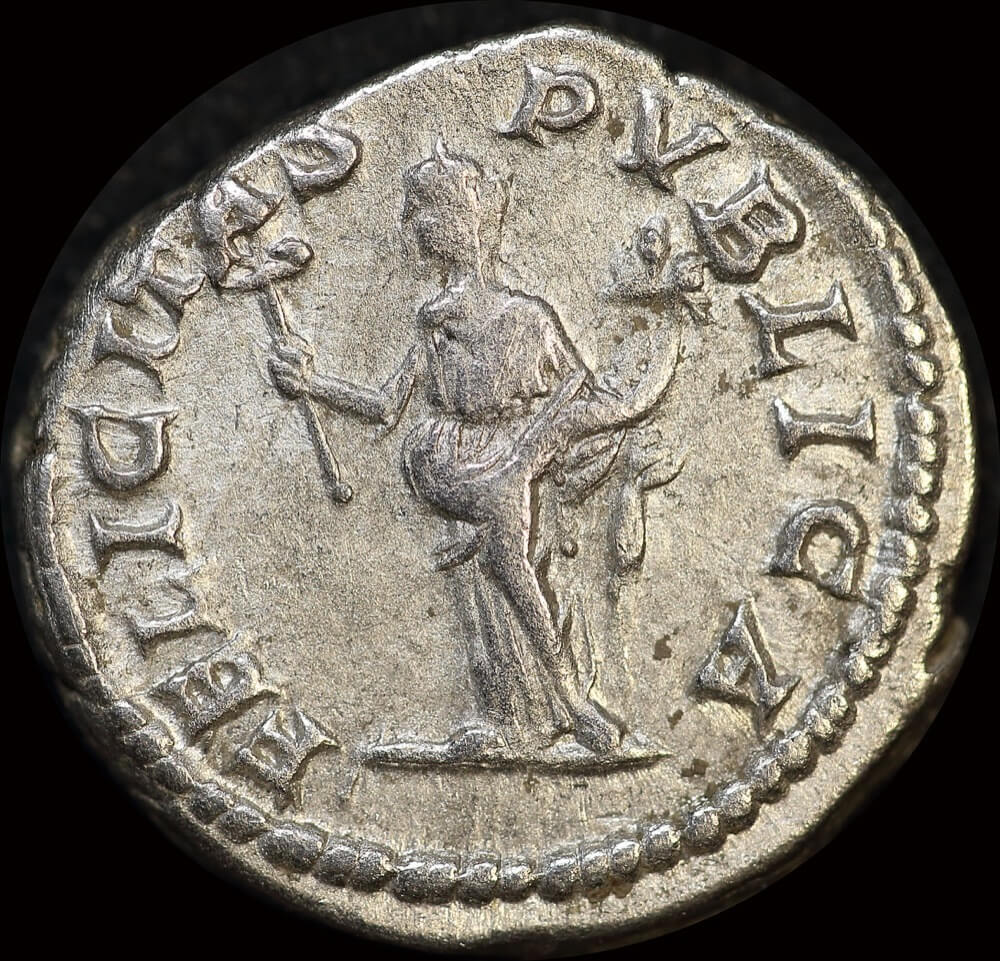 Ancient Rome (Imperial) 200 202 AD Geta Silver Denarius Felicitas RIC IV 9B Very Fine