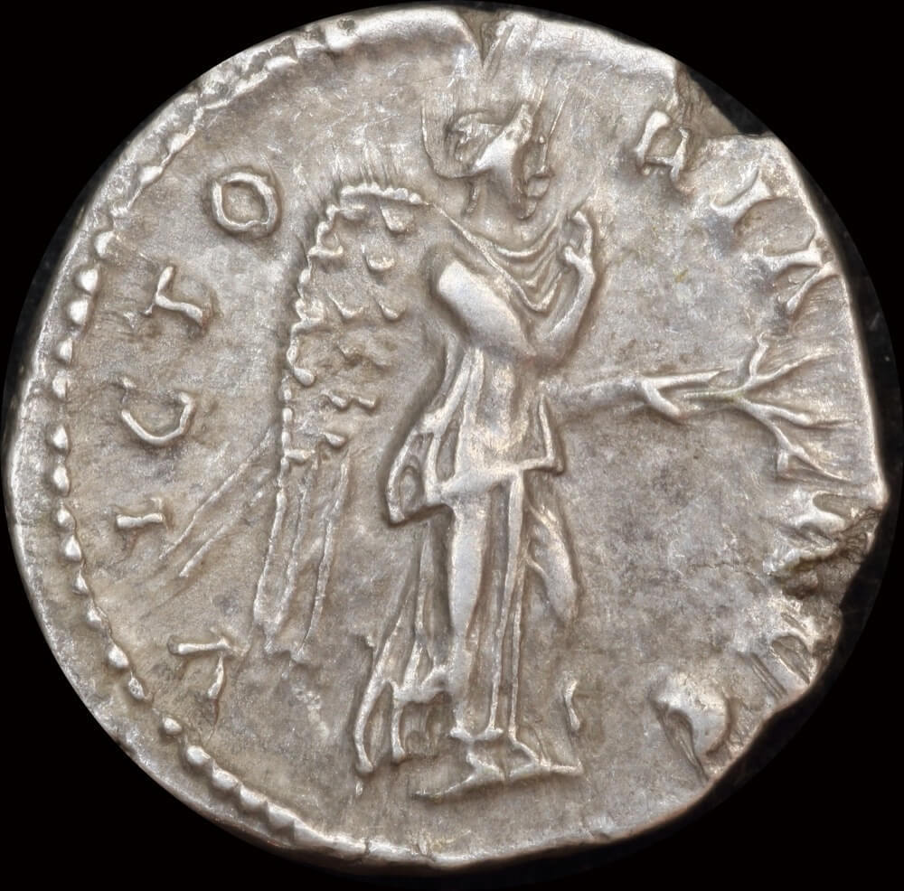 Ancient Rome (Imperial) 134 AD Hadrian Denarius Victory RIC 282 EF