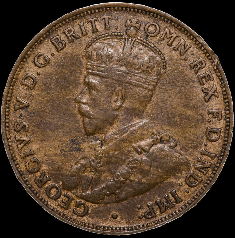 1920 Penny Double Dot Very Fine