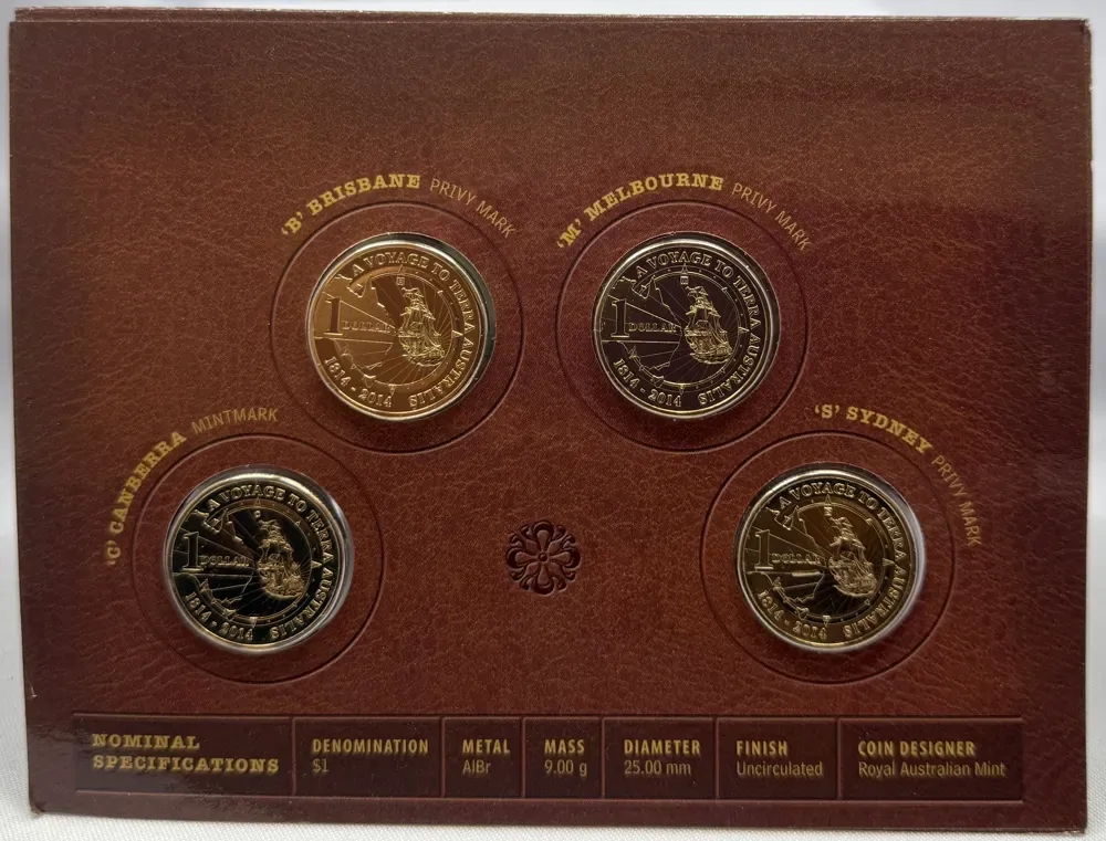 2014 4 Coin Privy Mark Set Terra Australis product image