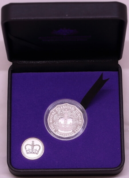 2012 50 Cent Silver Proof Coin Diamond Jubilee product image