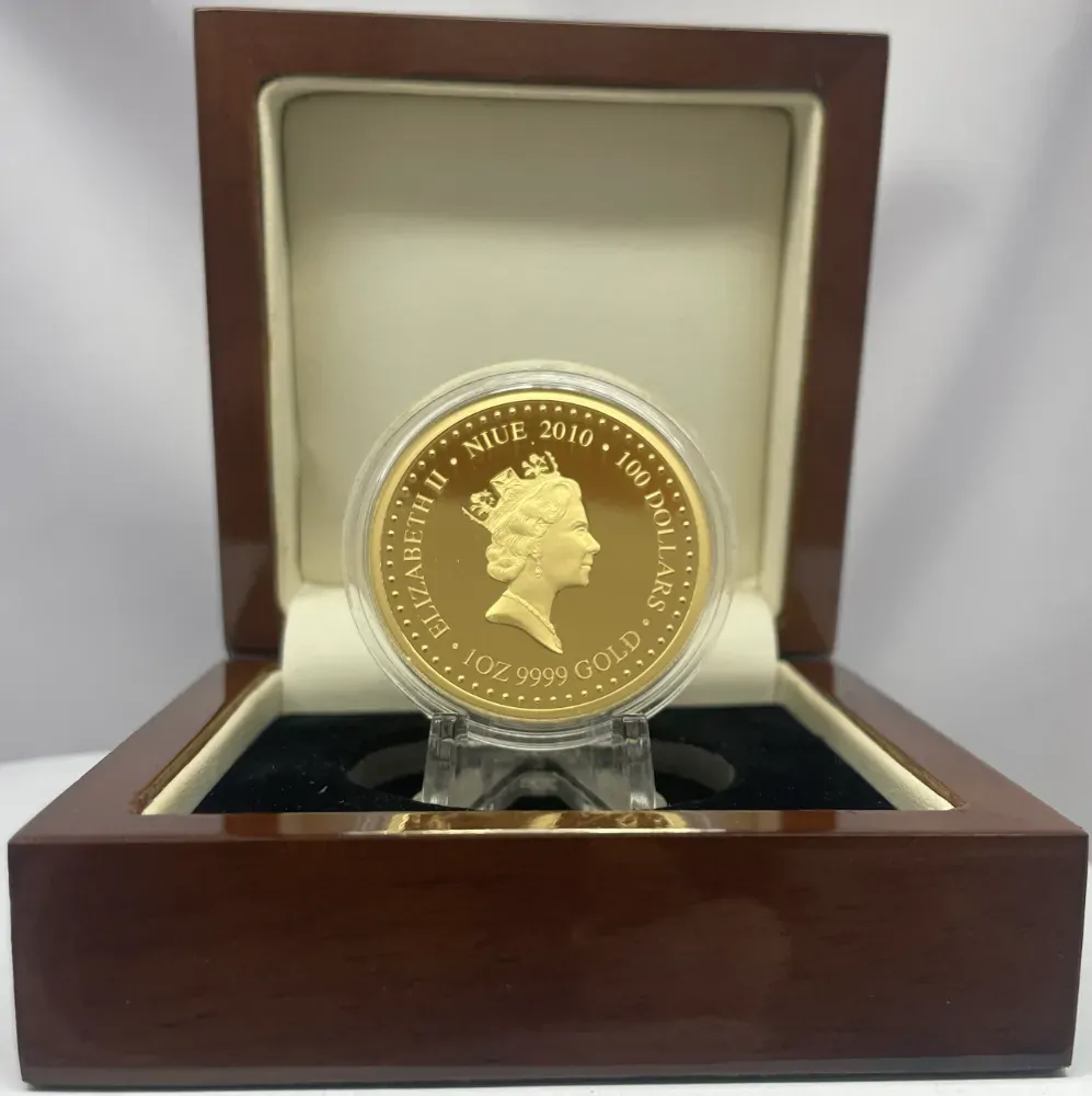 Niue 2010 Gold 100 Dollars Proof Coin Ned Kelly  product image