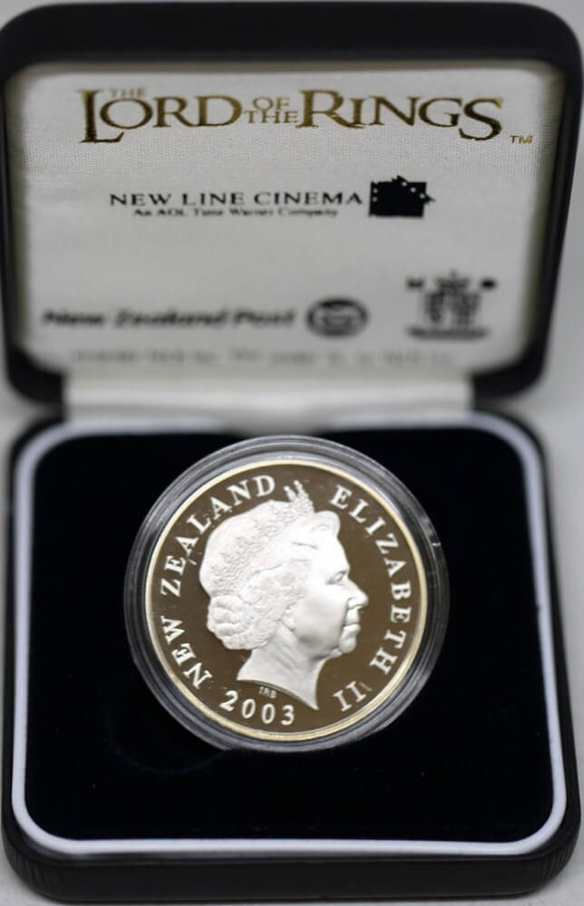 New Zealand 2003 Silver 1 Dollar Coin Lord of the Rings - Ring of Power product image