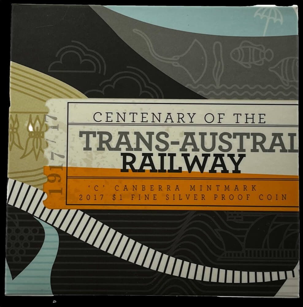Australia 2017 1 Dollar Silver Proof Coin Trans Australian Railway Centenary product image