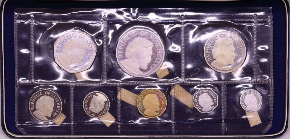 Seychelles 1976 Proof Coin Set KM#PS5 product image