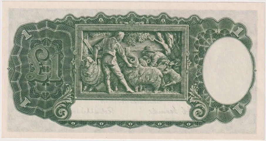 1952 One Pound Coombs/Wilson R32 Extremely Fine