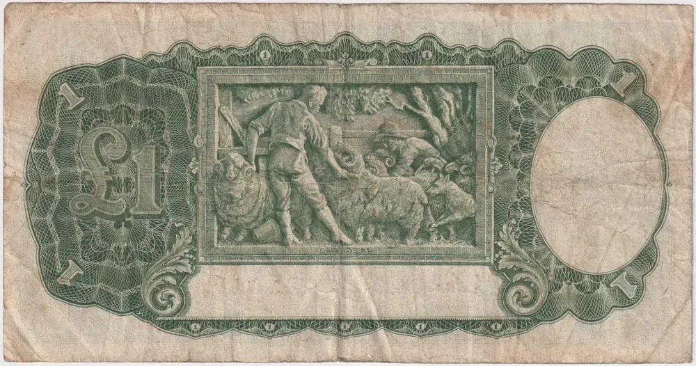 1952 One Pound Coombs/Wilson R32 Fine