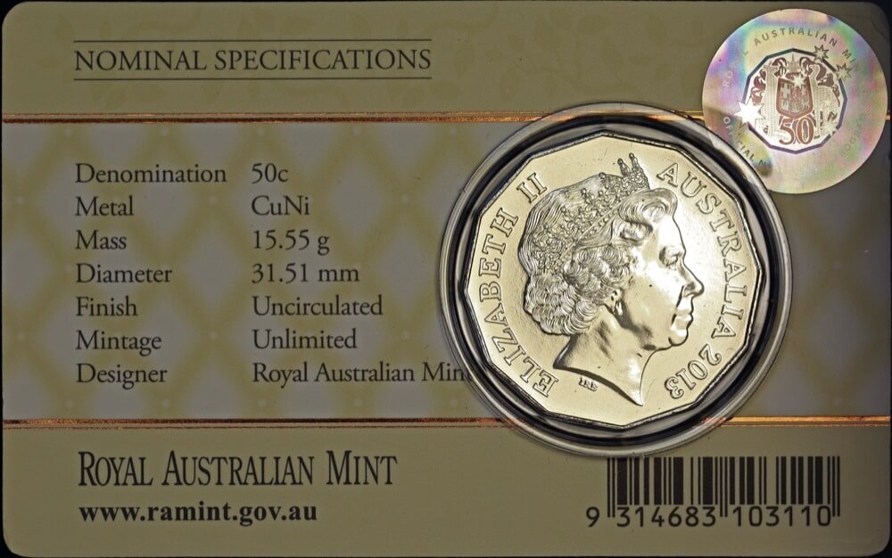 2013 50 Cent Uncirculated Coin First Born Baby