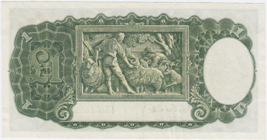 1952 One Pound Coombs/Wilson R32 good VF product image