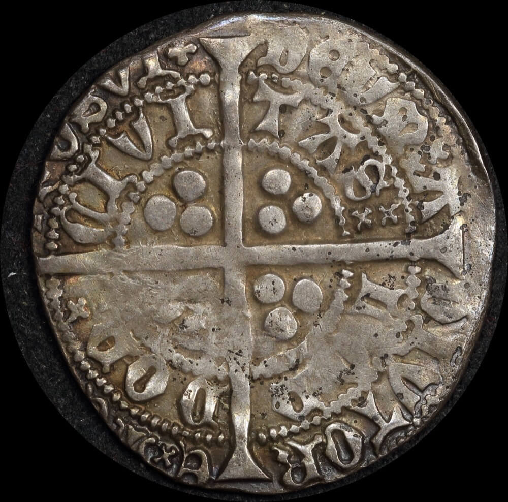 1413 ~ 1422 Silver Groat Henry V cf S# 1764 about Fine