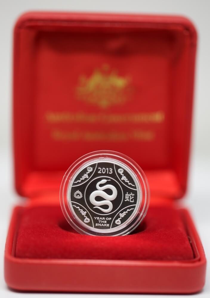 2013 One Dollar Silver Proof Coin Lunar Year of the Snake product image