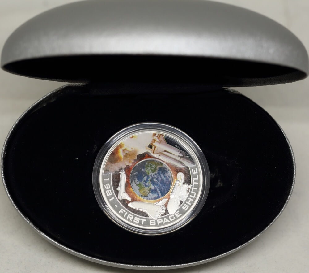 Cook Islands 2010 Silver 1oz Proof First Space Shuttle product image