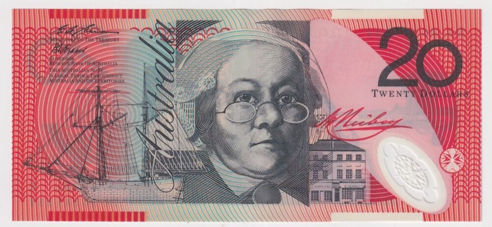 1996 $20 Note Fraser/Evans DA96 Last Prefix R416cL Uncirculated