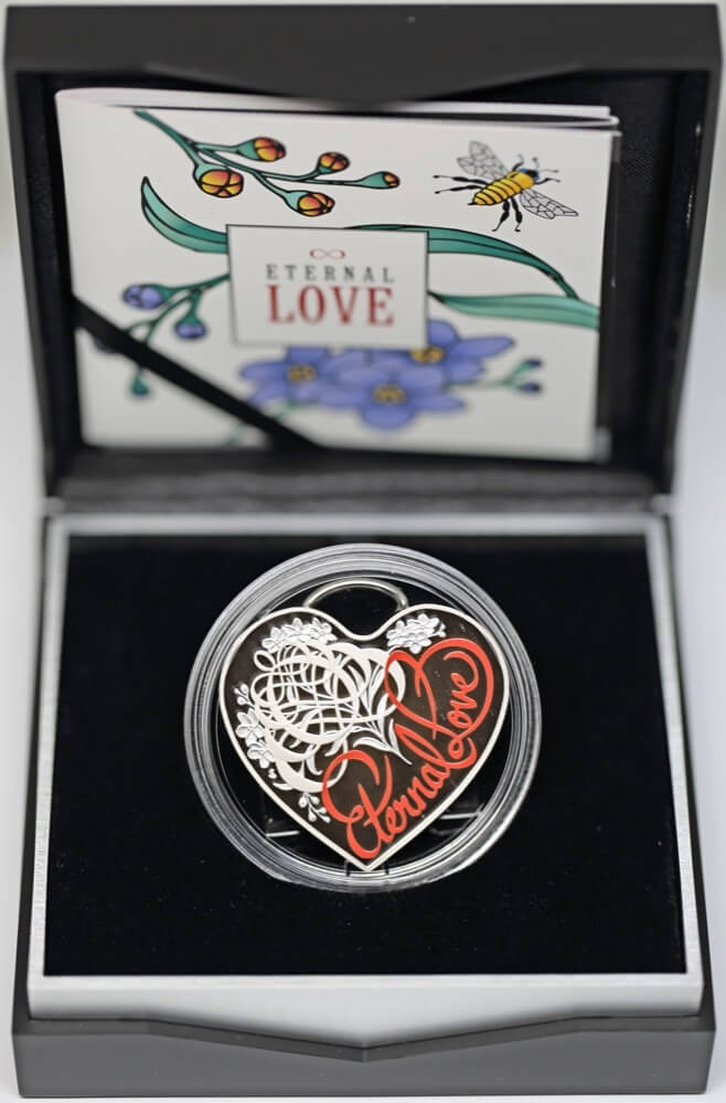 Australia 2015 Five Dollar Silver Proof Coin Eternal Love product image