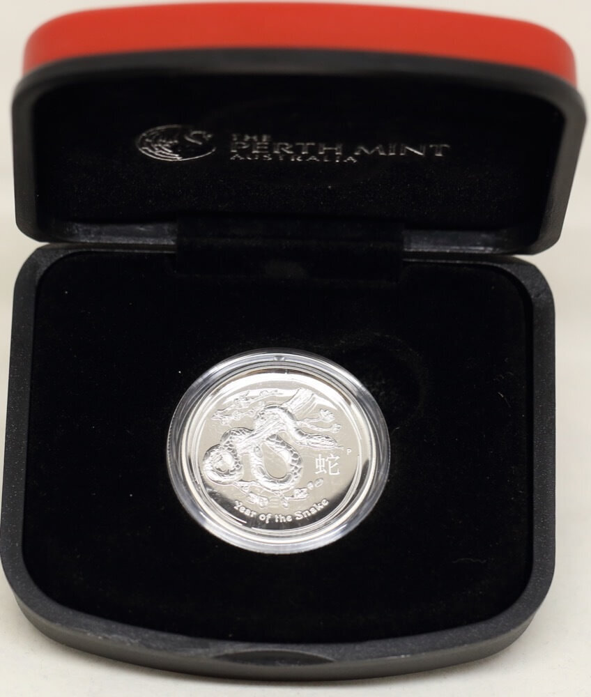 2013 Silver 1oz High Relief Proof Lunar Year of the Snake product image